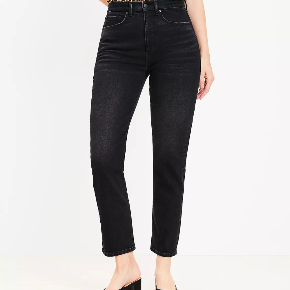 LOFT Women's Dark Charcoal Skinny Jeans